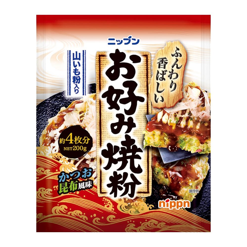 Okonomiyaki mjöl 200g, Nippn Oh My