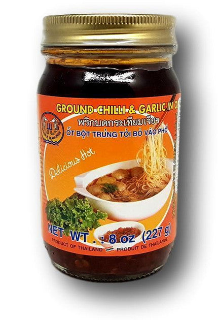 Chili vitlöksolja 227g, Doubble Seahorse
