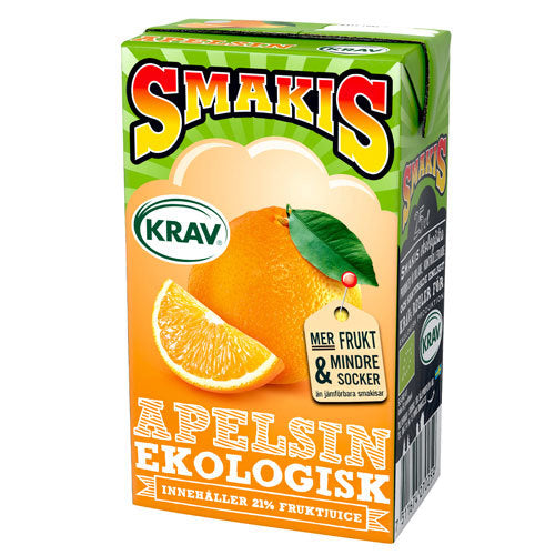 Smakis Apelsin Eko 25cl