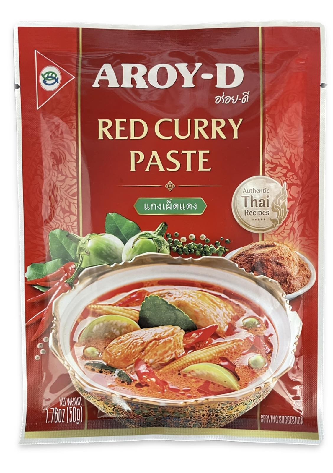 Röd curry pasta 50g, Aroy-D
