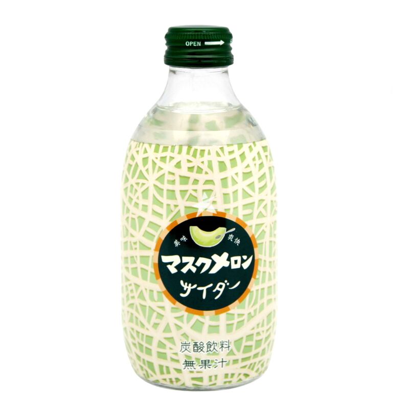 Japanskt Melon Läsk 300ml, Tomomasu