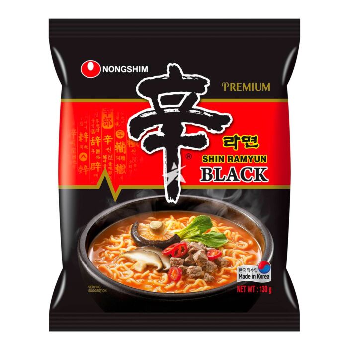 Snabbnudlar Premium Shin Ramyun "Black" 130g, Nongshim