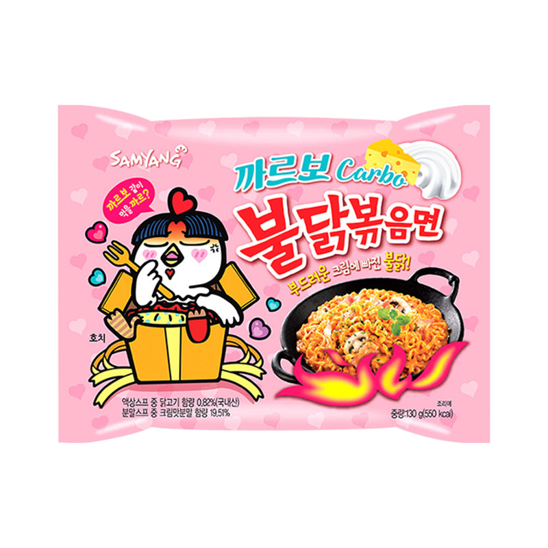 Hot Chicken Ramen Carbonara Flavor 130g, Samyang