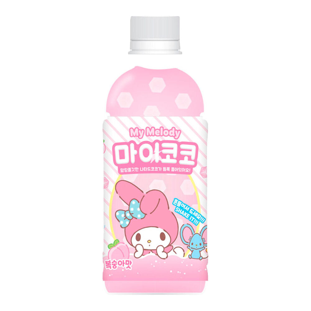 My Melody Fruktdryck med kokosbitar (Persika) 340ml, Meatsy