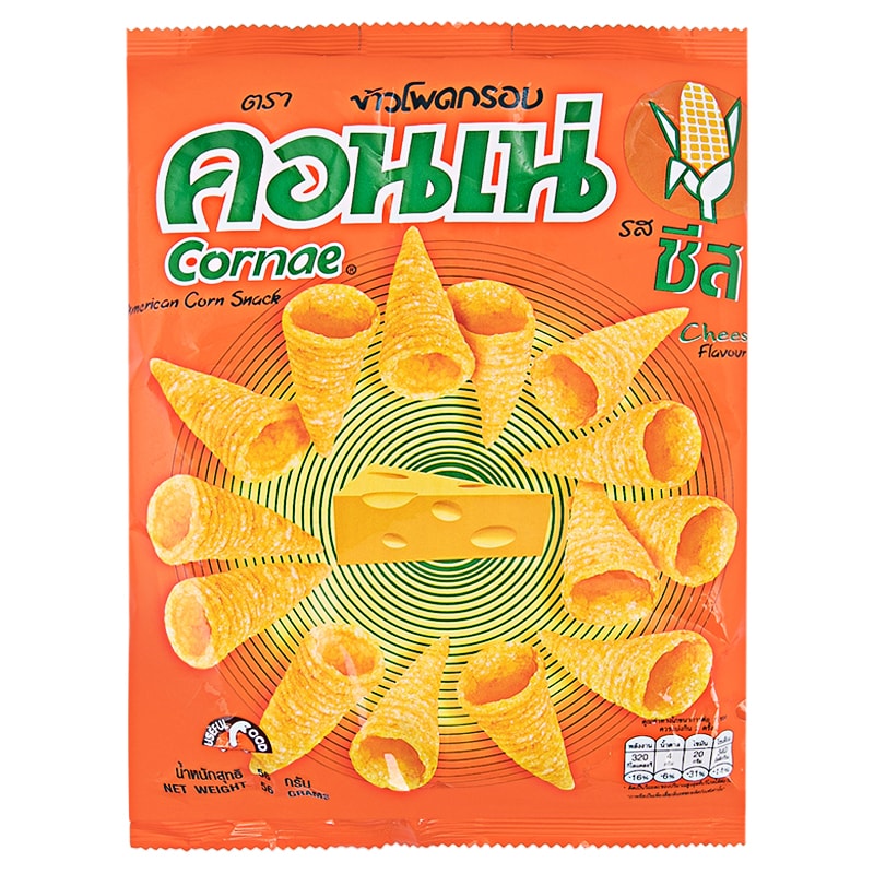 Majs snack ostsmak 48g, Cornae
