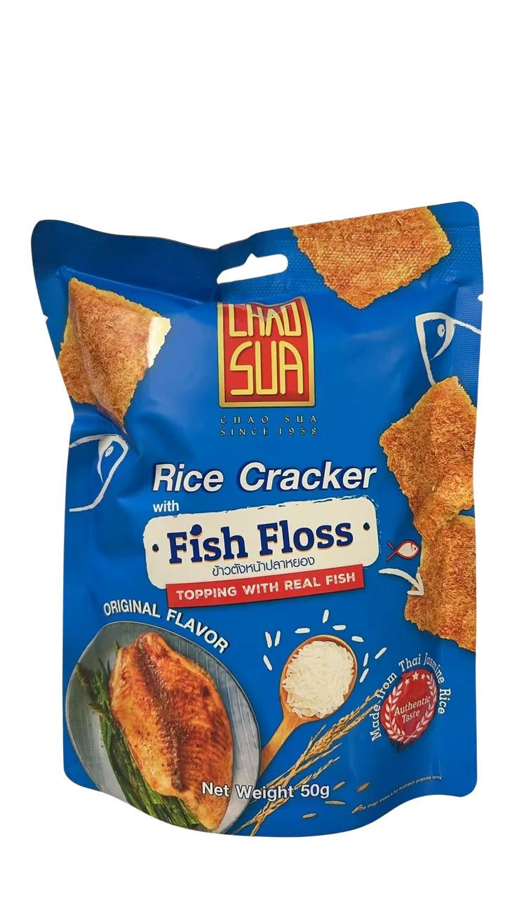 Rischips med Fisksmak 50g, Chao Sua