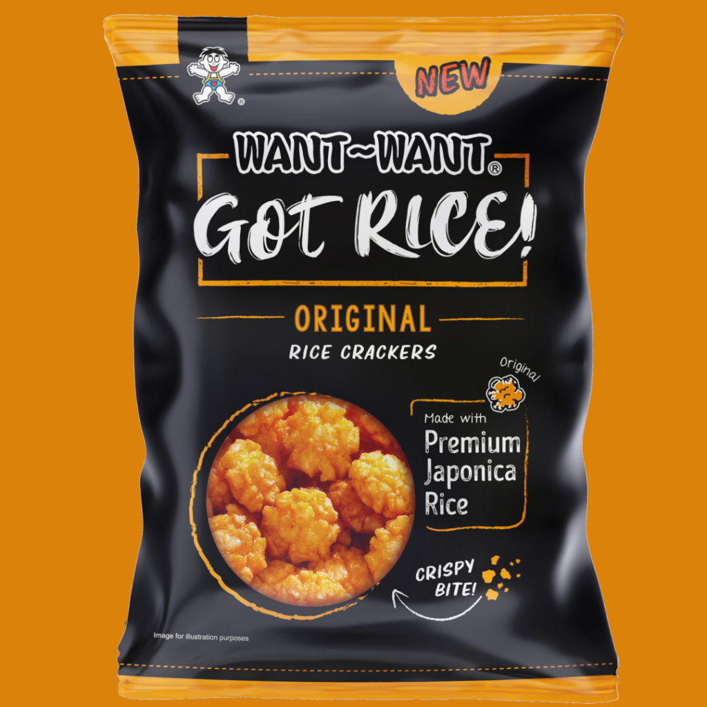 Mild Chili Rice Crackers 85g, Want Want