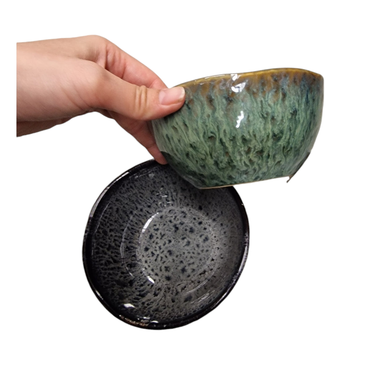 Porslinskål Glasyr 12x6cm (osorterad)