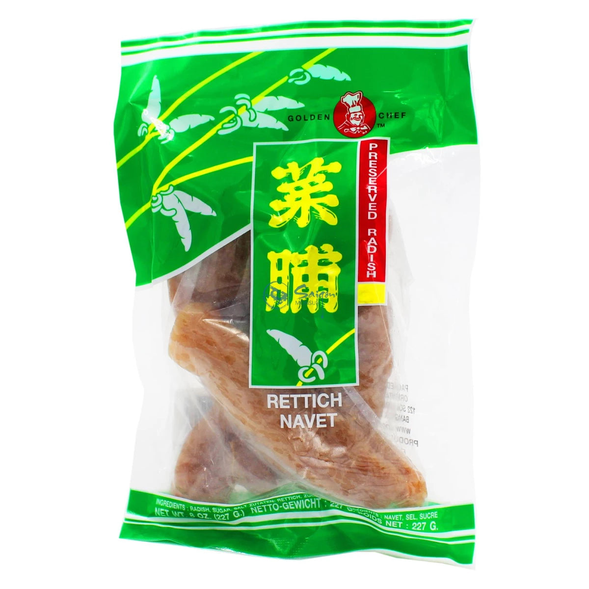 Inlagd Rädisa Hela (söt) 227g, Golden Chef