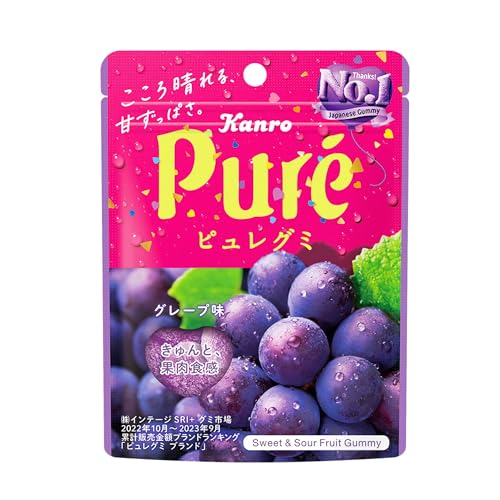 Pure Gelé Druvor 56g, Kanro