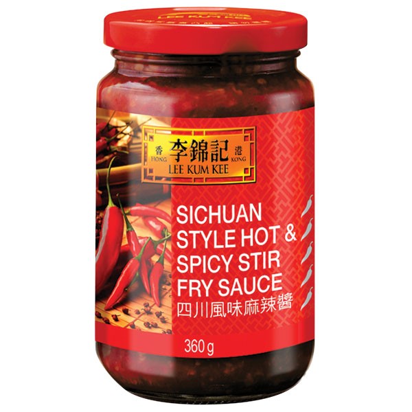 Sichuan stil stark och kryddig woksås 360g, LKK