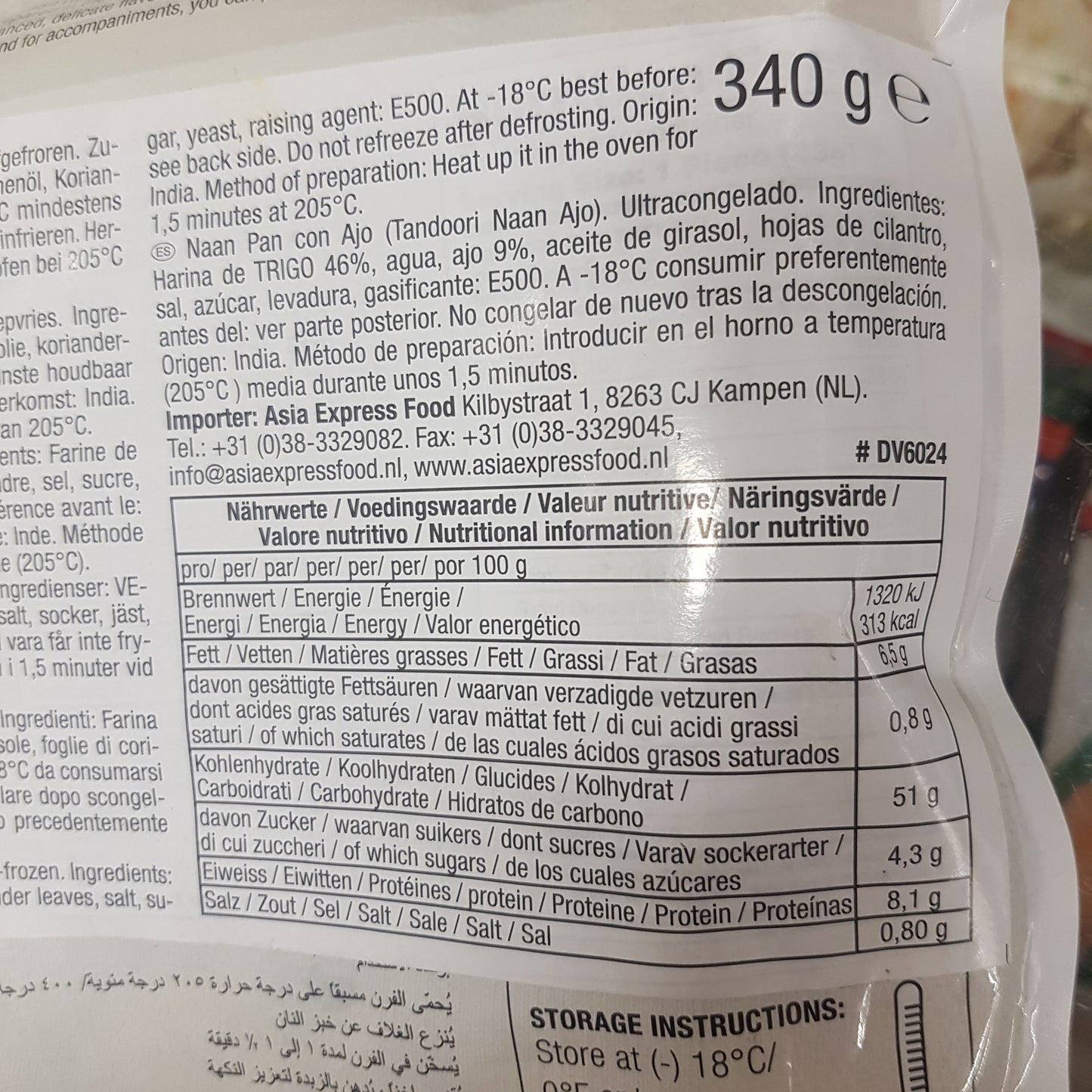 Vitlöksnaan (4-pack) 340g, Ashoka