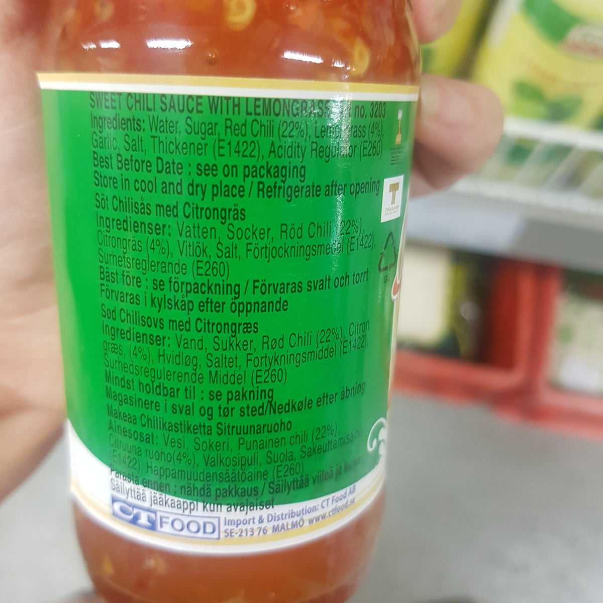 Sötchilisås med Citrongräs 200ml, Pantai
