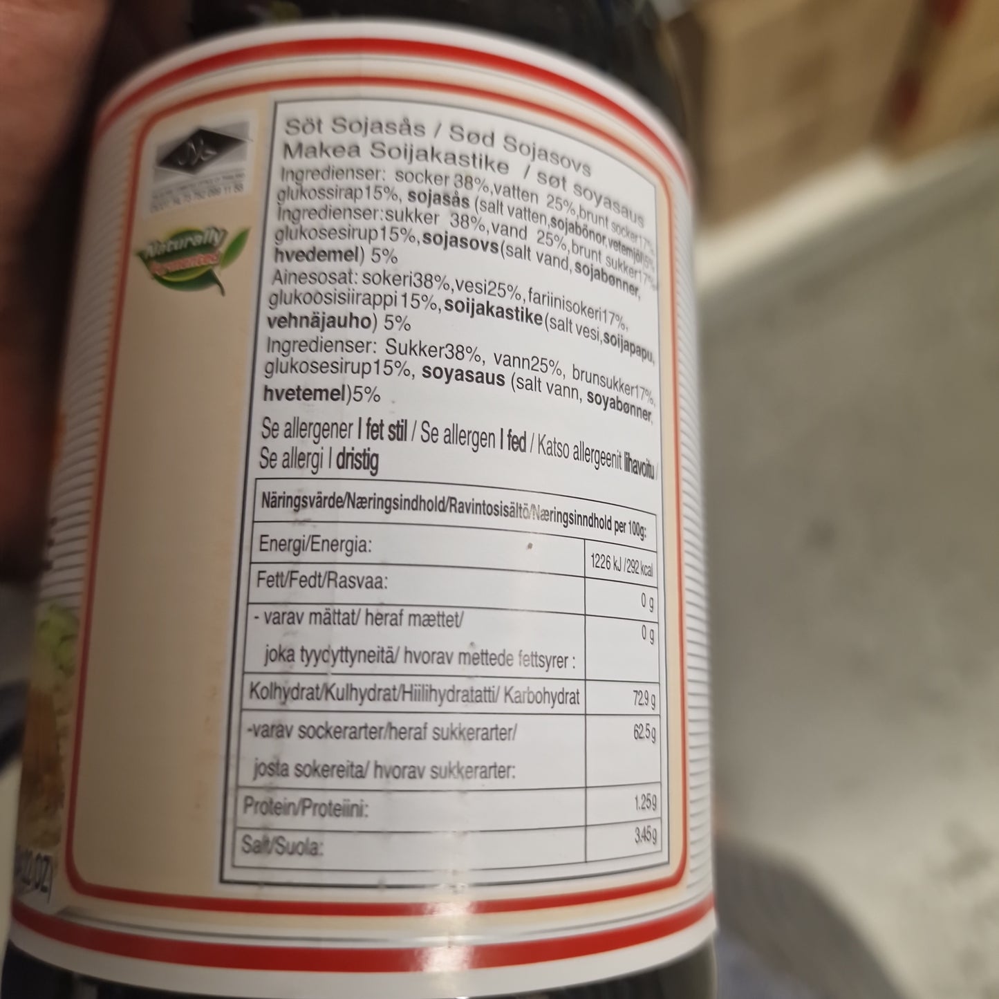 Söt Sojasås 700ml, Healthy Boy