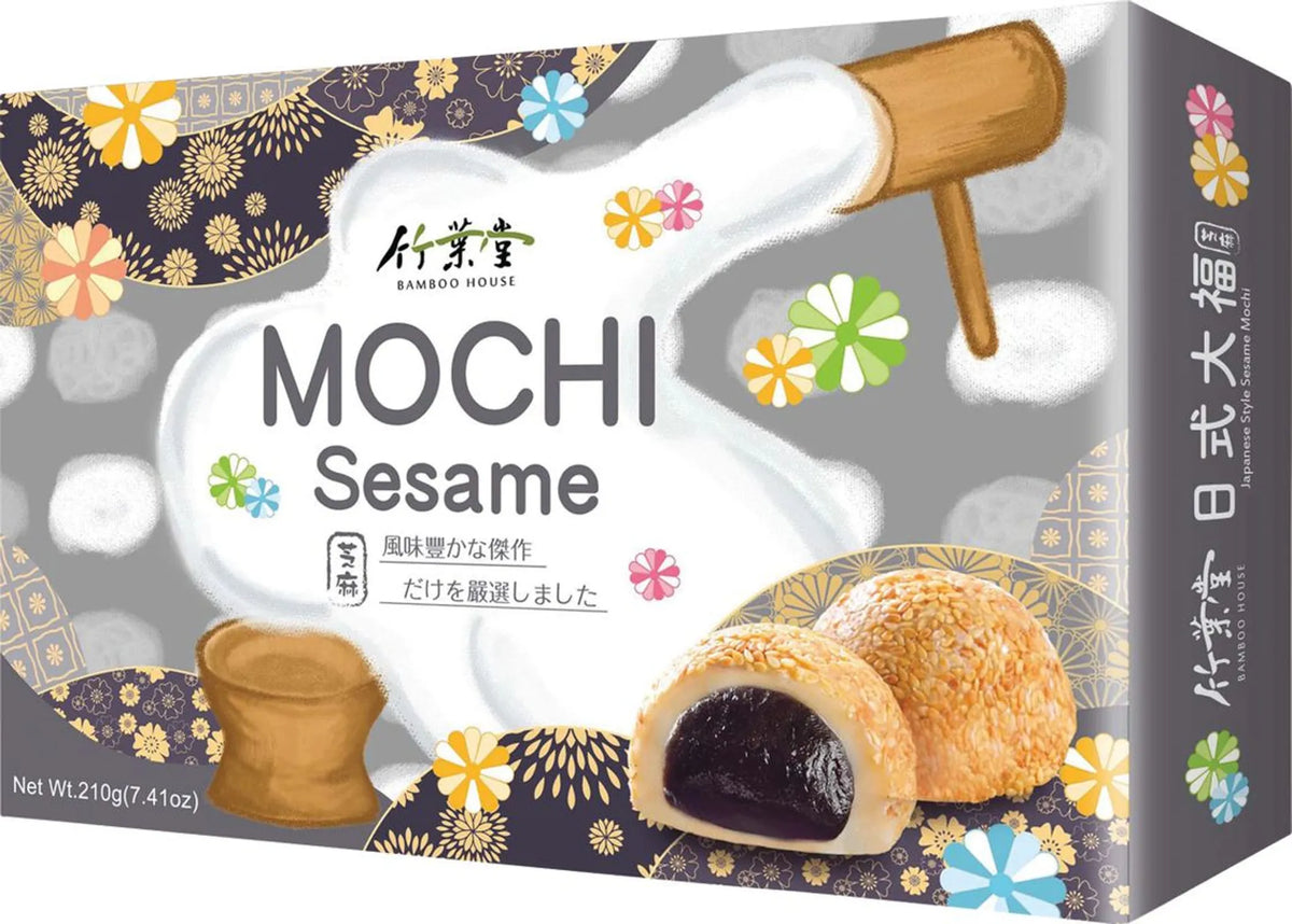 Mochi svart sesam 210g, Bamboo house
