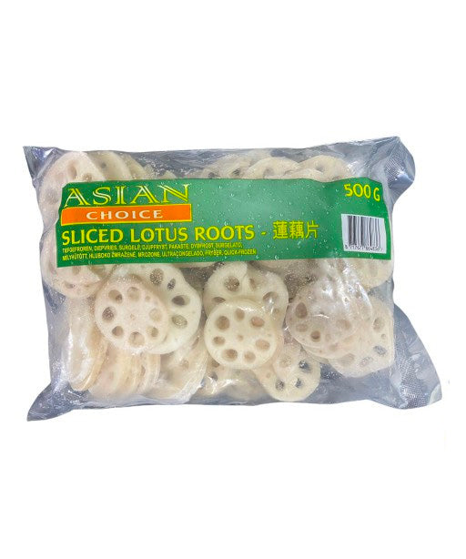 Fryst Lotusrot (skivad) 500g, Asian Choice