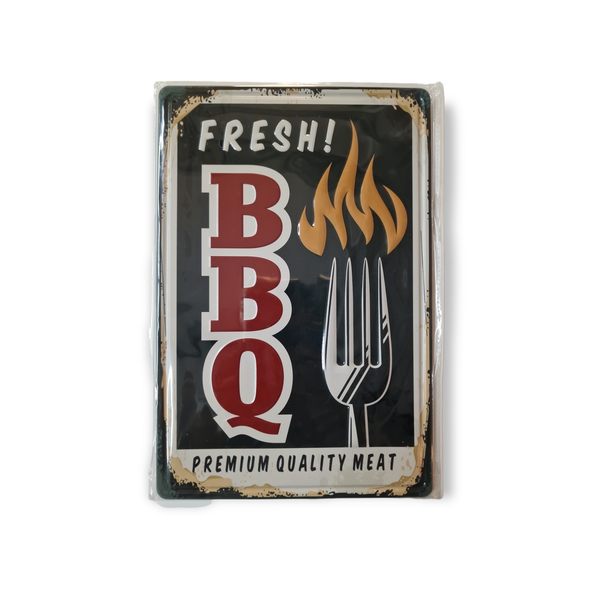 plåtskylt menu BBQ