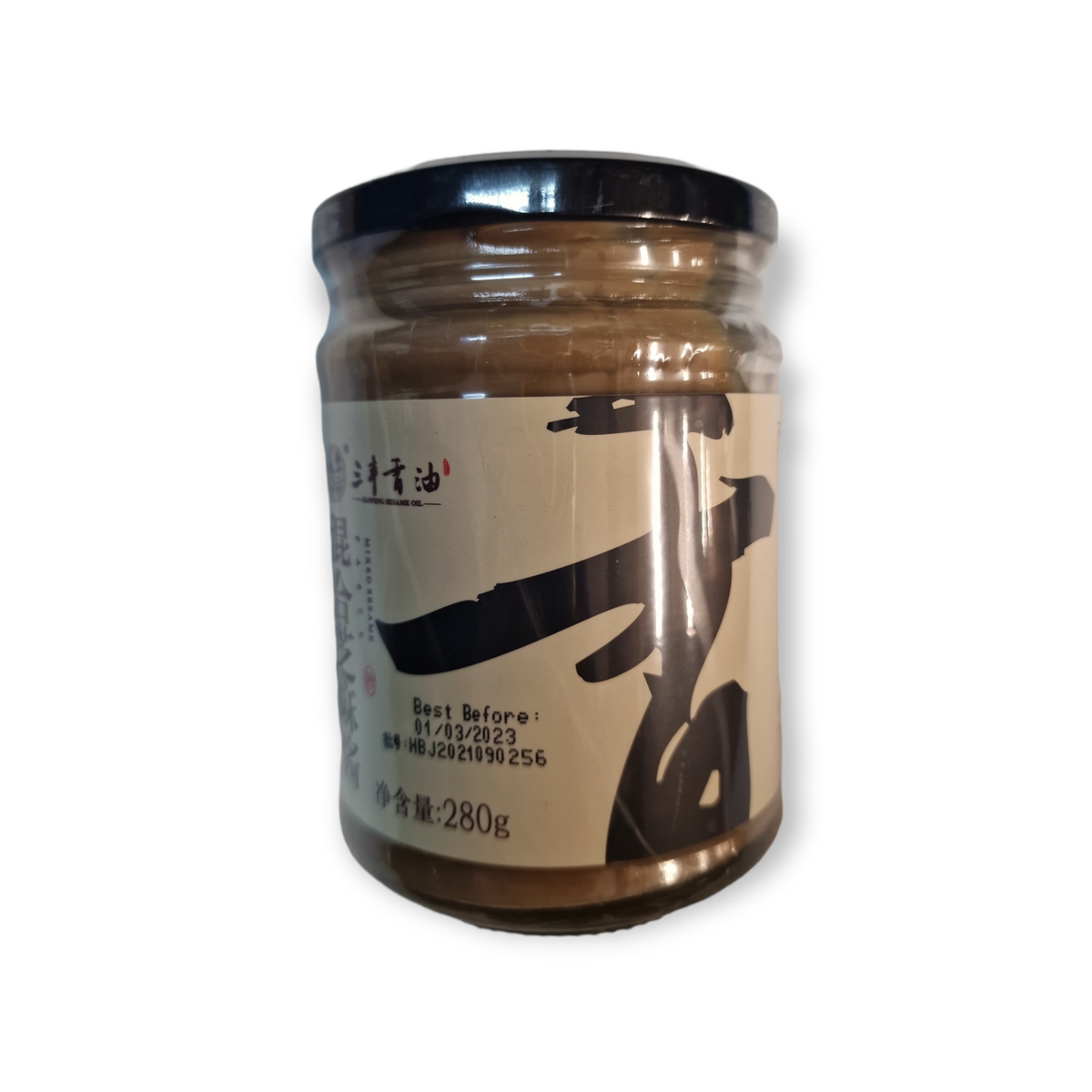 Mix Sesam och Jordnöttspasta 280g, San Feng