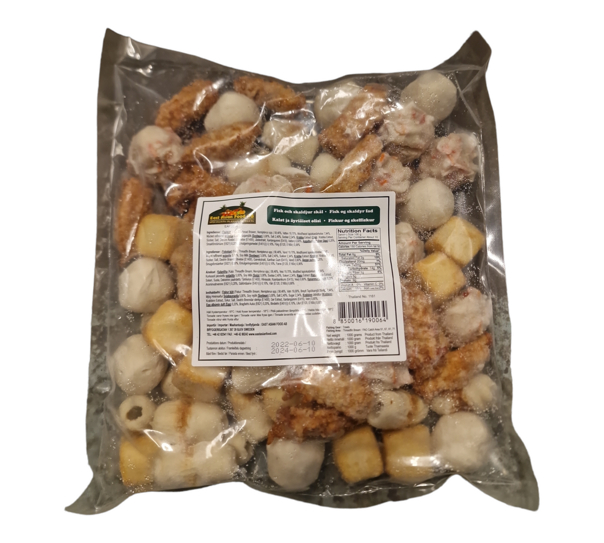 Skaldjurs Mix (Hotpot) 1kg, East Asian Food