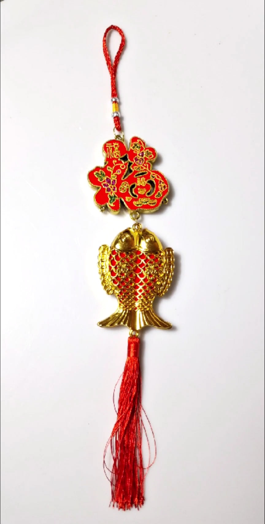 kinesisk lyckoamulett ett par koi