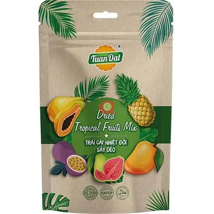 Torkad Tropisk Frukt Mix 100g, Tuan Dat