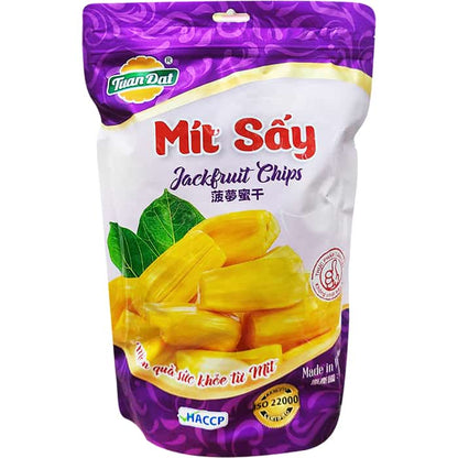 Torkad Jackfrukt Chips 200g, Tuan Dat