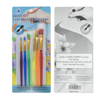 Barn Set av pensel 6pack