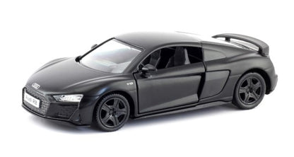 Audi R8 Leksaksbil Mattsvart 13cm