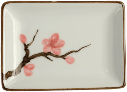 Såsskål med Sakura-motiv. Storlek: 9×6,5 cm | H1,5 cm.