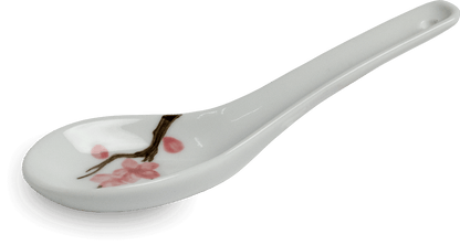 Sked med Sakura-motiv. Storlek: 14,5 cm.