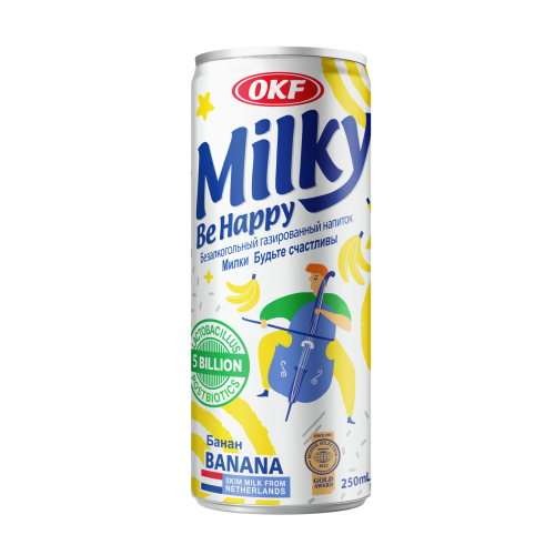 OKF Milky Be Happy Banana 250ml