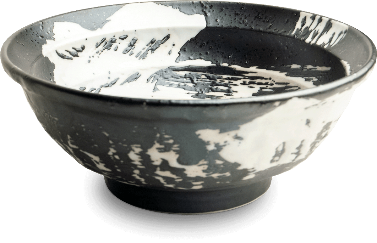 Ramenskål Svart & Vit Ø22 cm | H9 cm