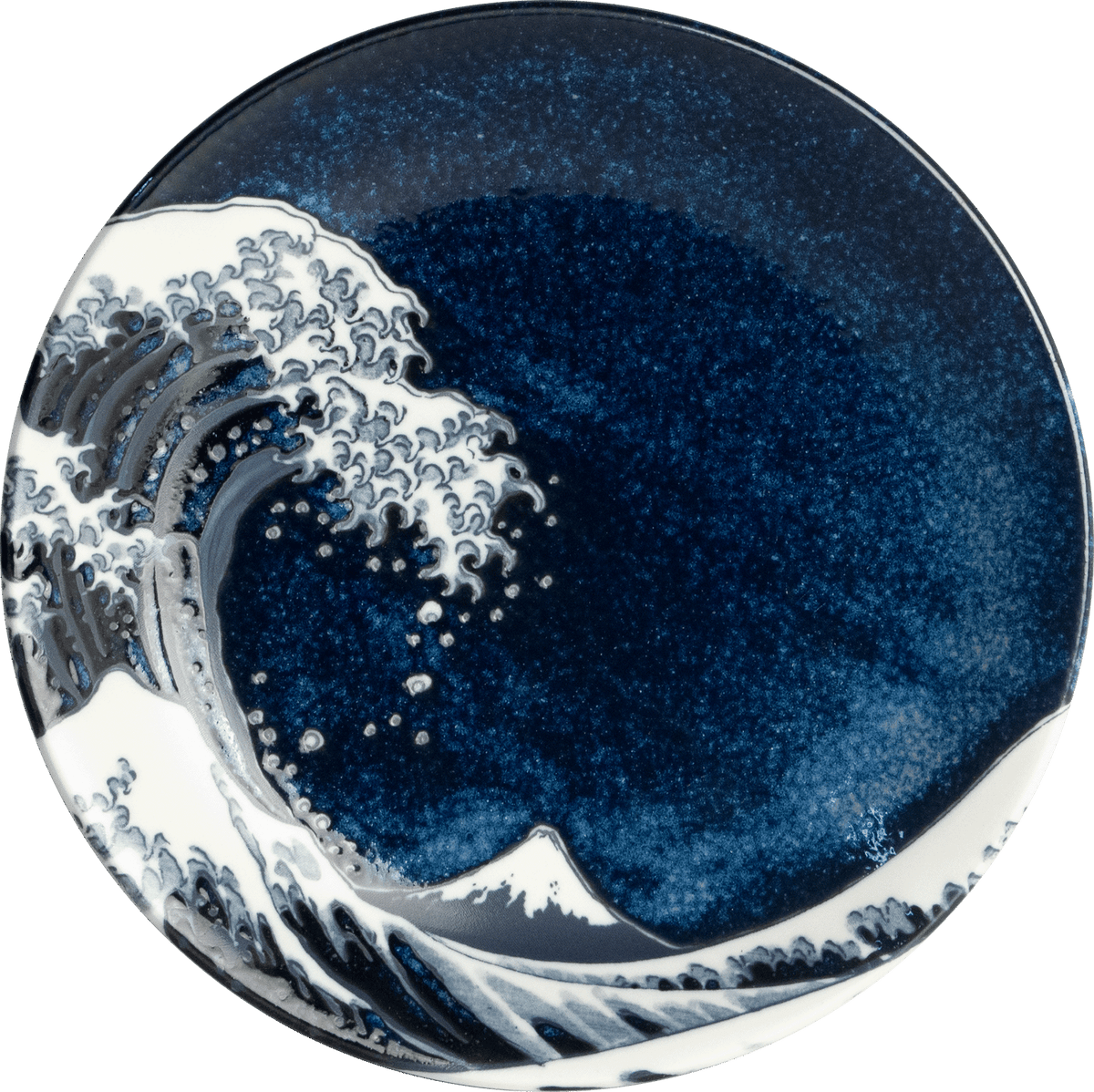 Hokusai Tallrik Blå Ø25 cm | H3,5 cm