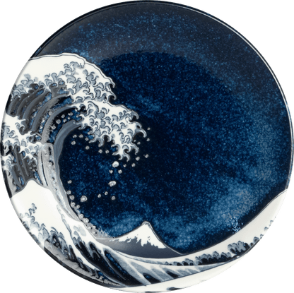 Hokusai Tallrik Blå Ø25 cm | H3,5 cm