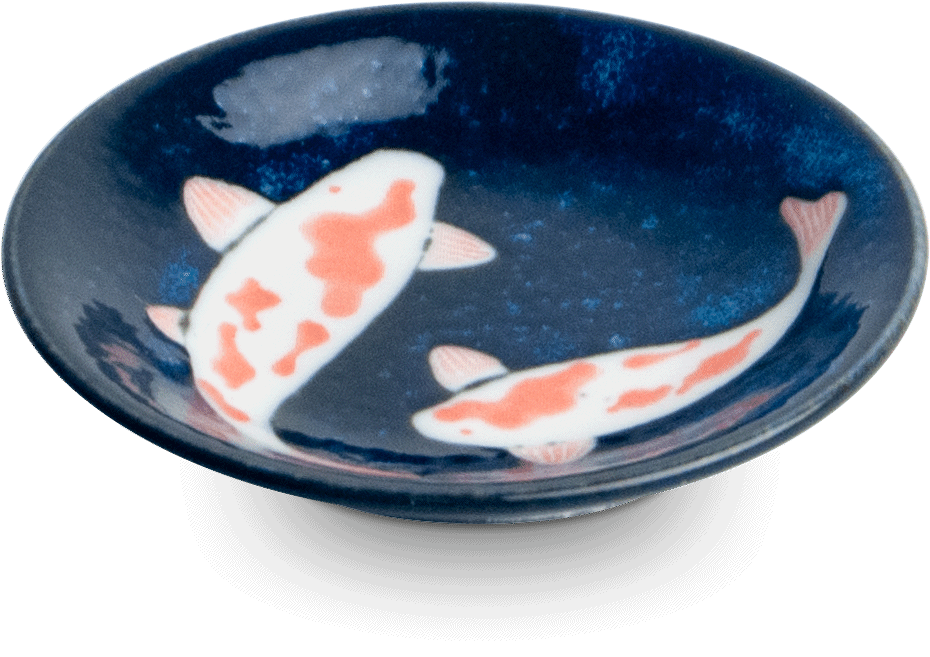 Såsfat Koi Fisk Ø9 cm | H1,5 cm