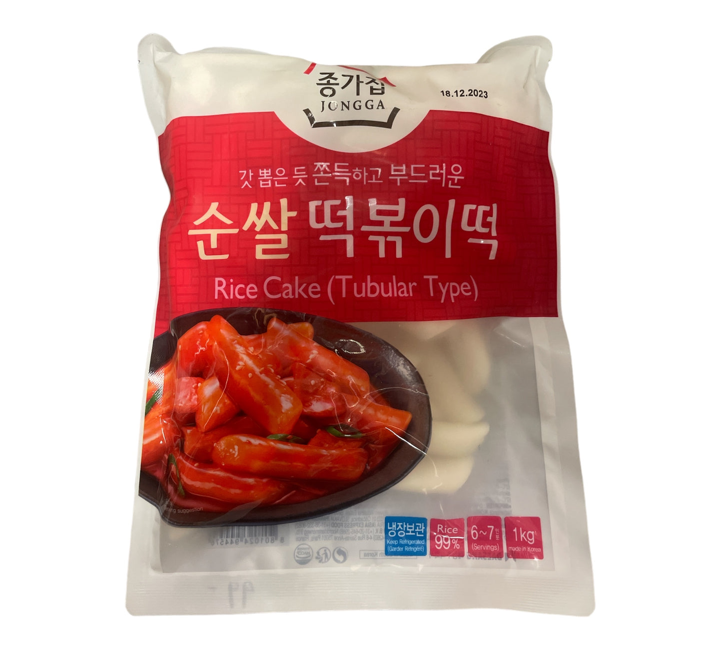 Riskakor (topokki) Tub 1kg, Jongga