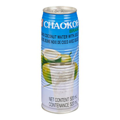 Kokosjuice med kokosgele 520ml, Chaokoh