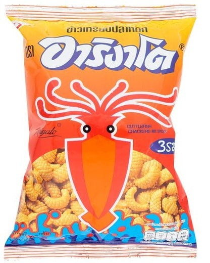 Cuttlefish Crackers Chili and Tomato Flavor 50g