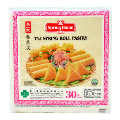 Vårrulledeg 30-p Fryst 550g, Spring Home 25x25cm