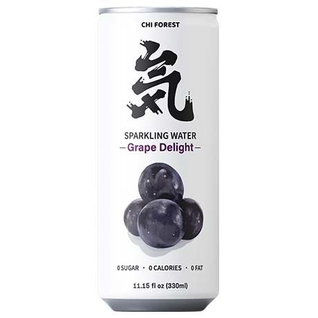 Chi forest Kolsyratvatten Druvor 330ml