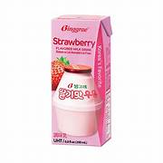 Jordgubbs Mjölk 200ml, Binggrae