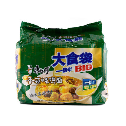 Snabbnudlar med Svamp & Kyckling smak (5pack) 705g, Kang Shi Fu