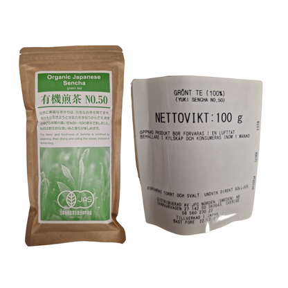 Organisk japansk grönt te (sencha) 100g