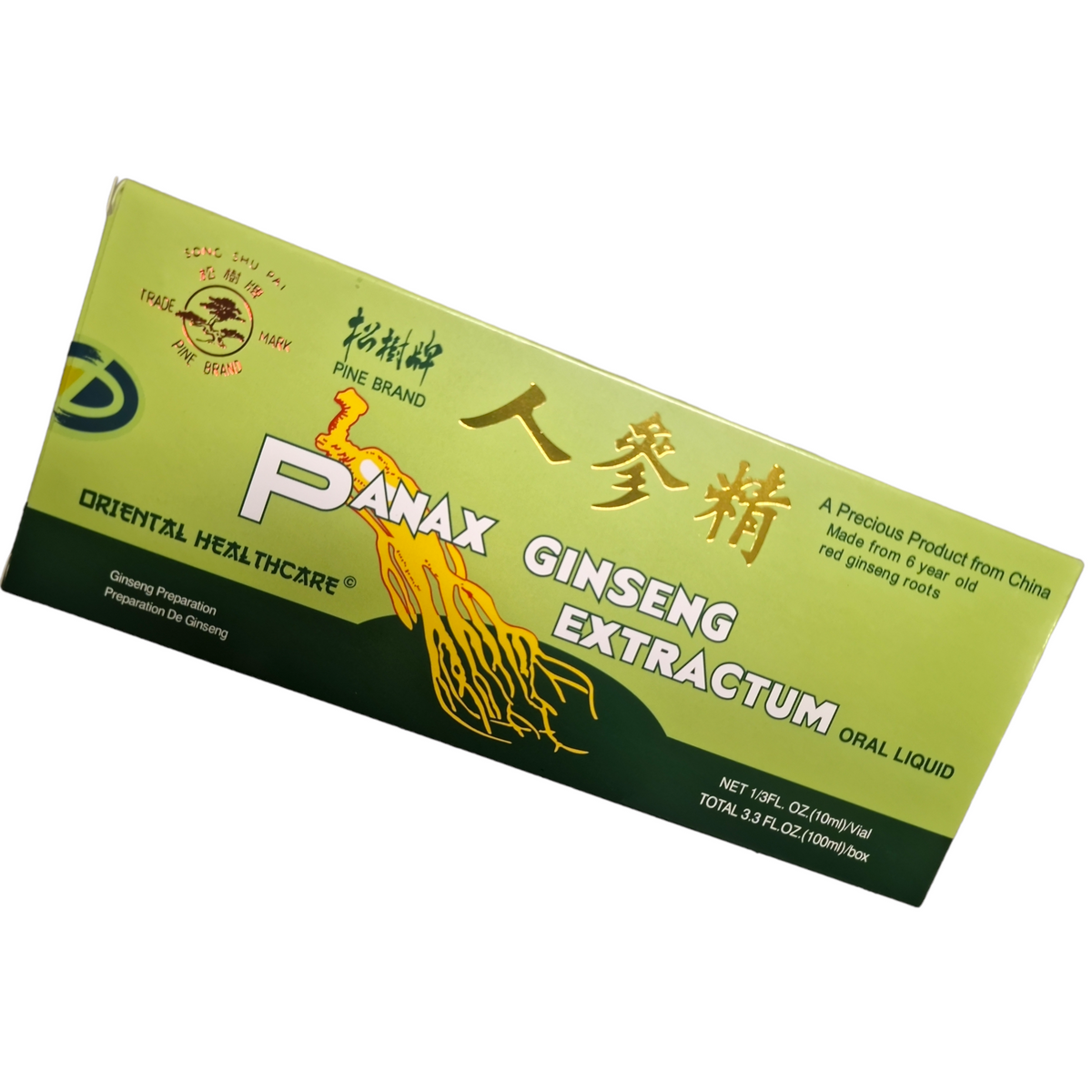 Panax ginseng extrakt 10mlx10st