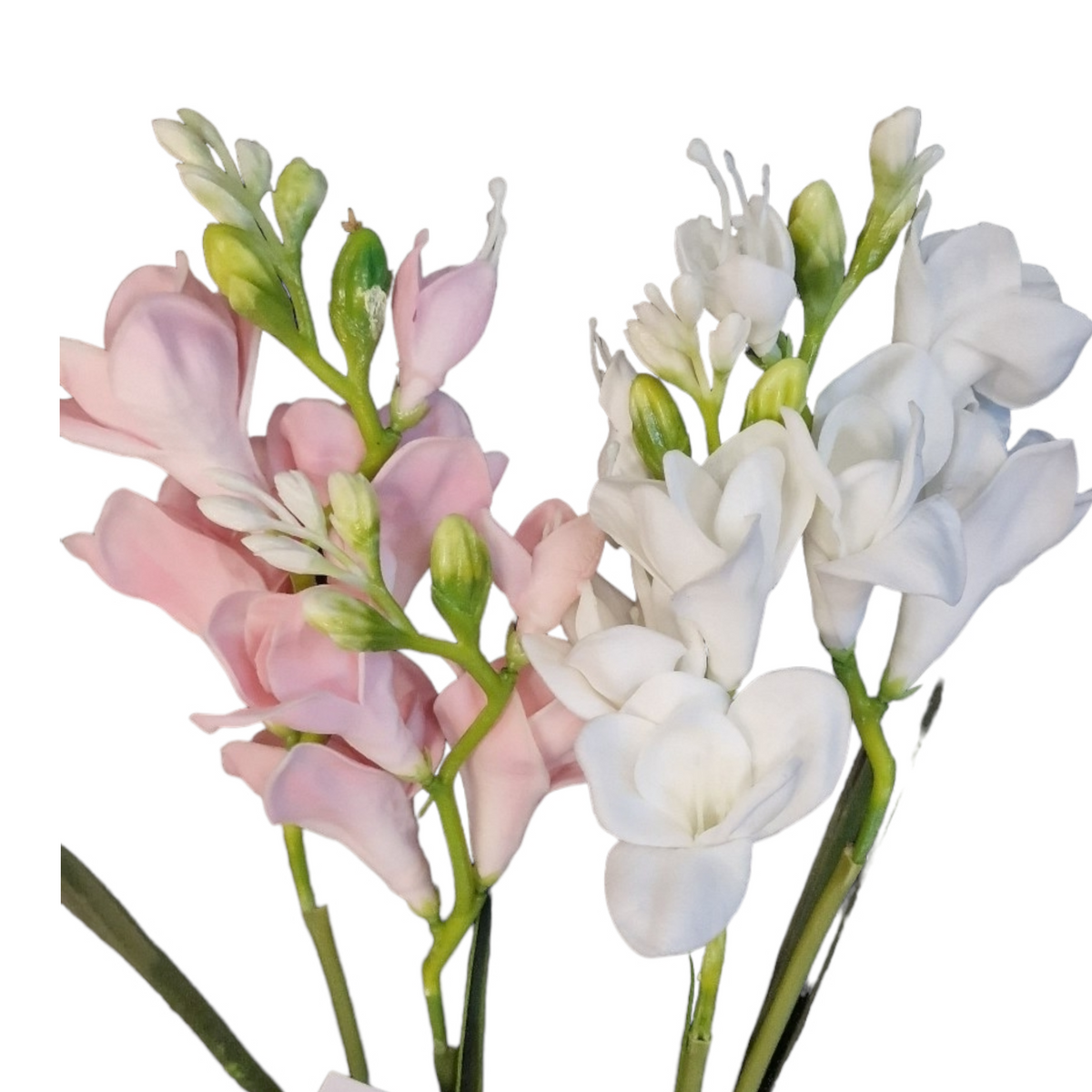 konstgjord Freesia, irisväxter vit 1pack