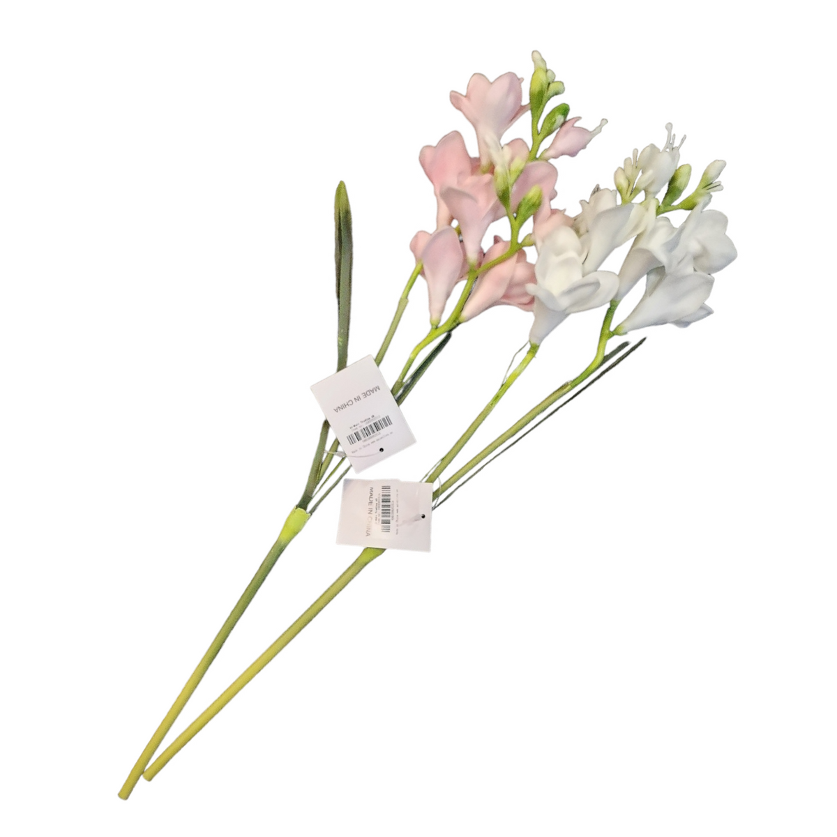 konstgjord Freesia, irisväxter vit 1pack