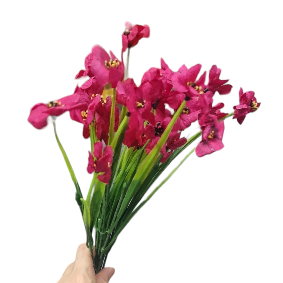 Plastblomma äng