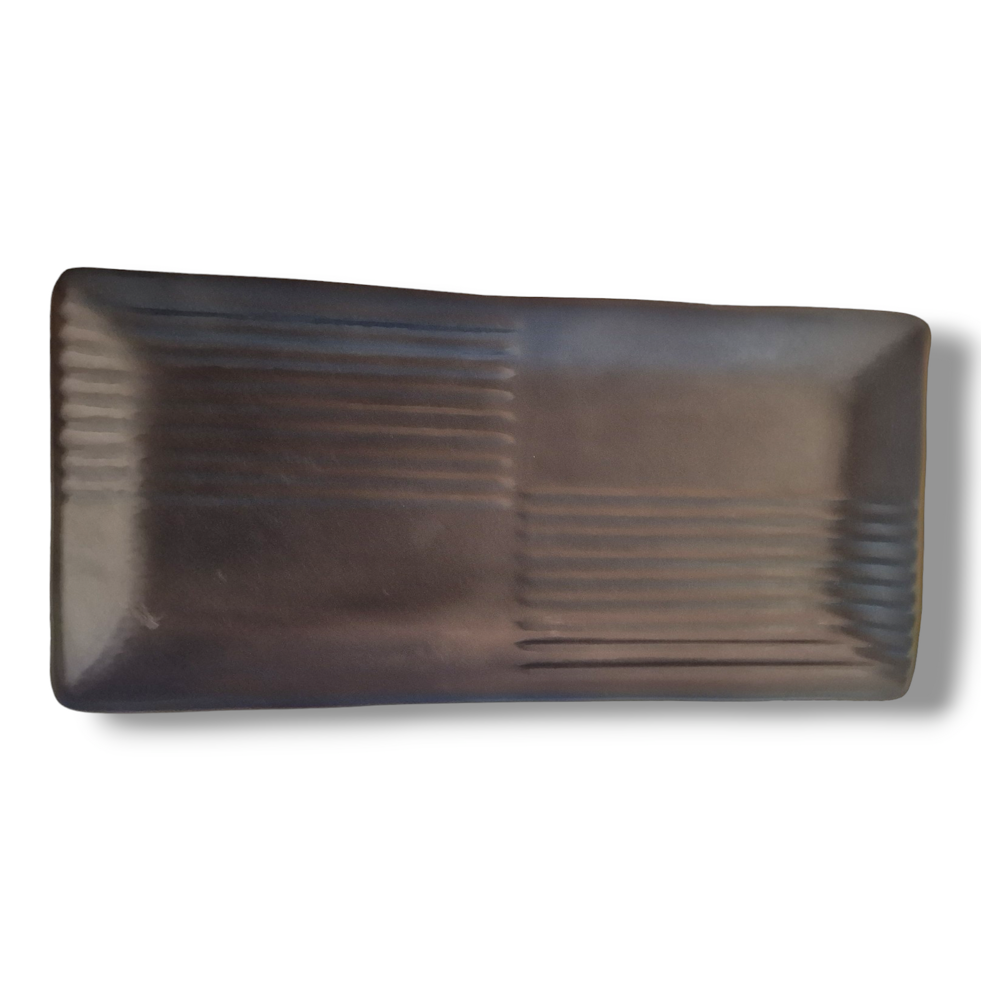 Svart palst sushi fat 34x15cm