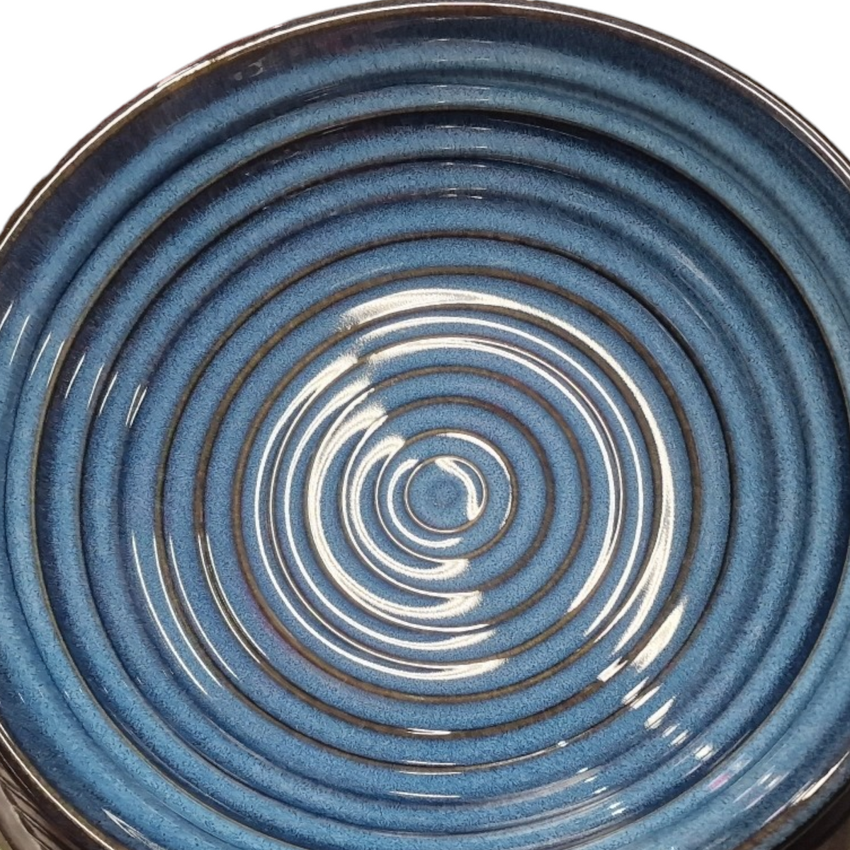 Tallrik Rund Blå Spiral Ø25cm | H5,5 cm