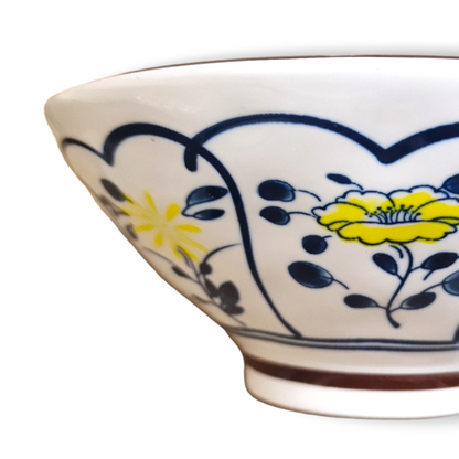 Ramen porslinskål flower 20,5cm